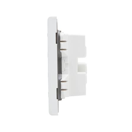 เต้ารับโทรศัพท์ SAHN 6P/4C D17-WHM สีขาวด้าน_2