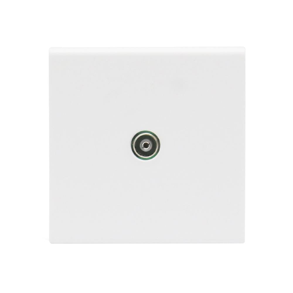 เต้ารับโทรทัศน์ SAHN D15-WHM สีขาวด้าน_1