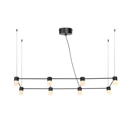 ไฟช่อ LED LUMAX 01-A0252 8 วัตต์ WARM WHITE สีดำ 8 หัว_0