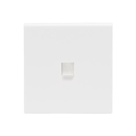 เต้ารับคอมพิวเตอร์ CAT6 SAHN D18-WHM สีขาวด้าน_0