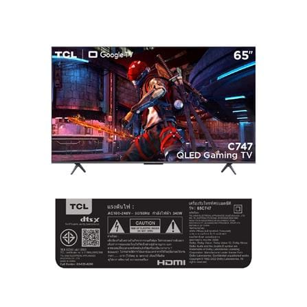 ทีวีคิวแอลอีดี 65 นิ้ว TCL (4K, QLED, GOOGLE TV) 65C747_6