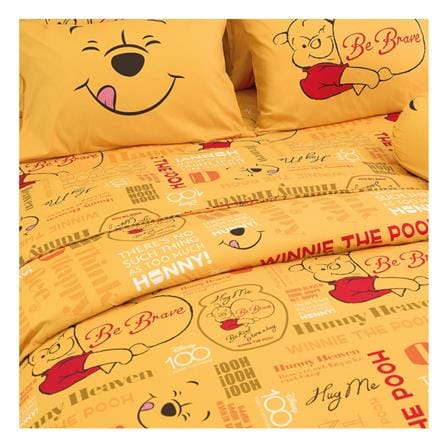 ชุดผ้าปูที่นอน 3.5 ฟุต 4 ชิ้น TULIP POOH 60238-DLC136_1