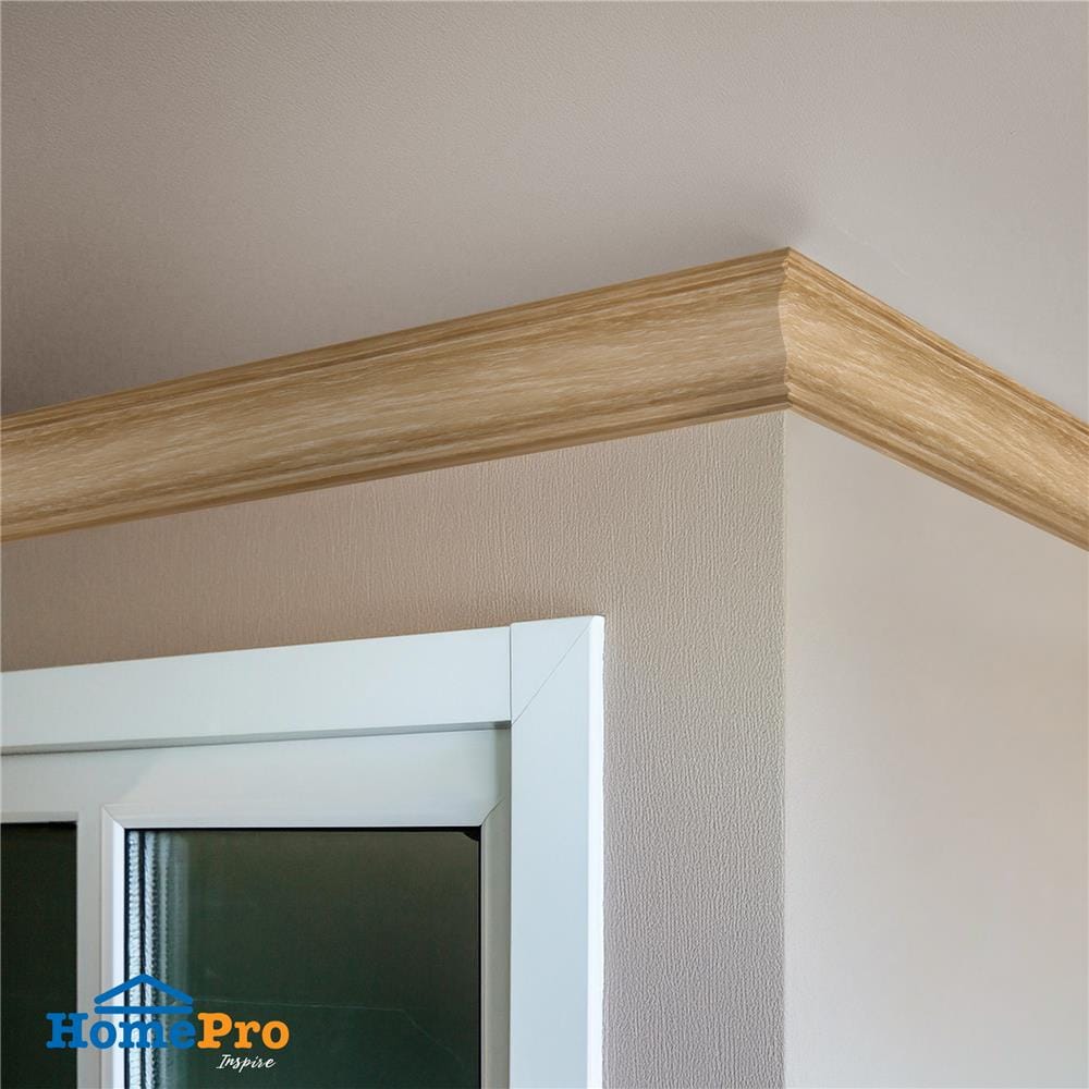 บัวฝ้า PS CROBERN JC880-711T 6.5x300x1.2 ซม. สีโอ๊ค