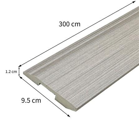 บัวพื้น PS CROBERN JC879-361T 9.5x300x1.2 ซม. สีเทา_5