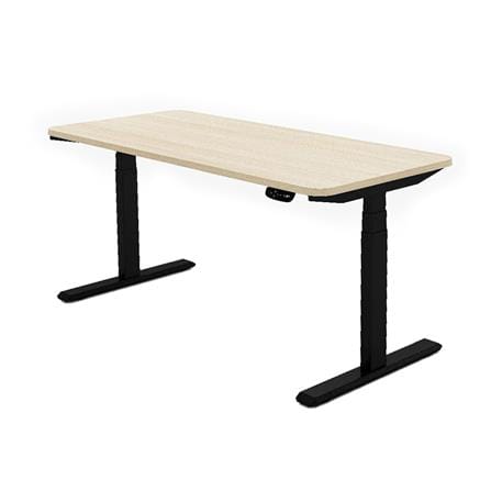 โต๊ะปรับระดับไฟฟ้า WORKSCAPE WDH-0009R 120 ซม. สีลาเต้/ดำ_0