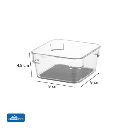 ถาดเก็บของในลิ้นชัก KECH KLAR 9x9x4.5 ซม. สีใส_6
