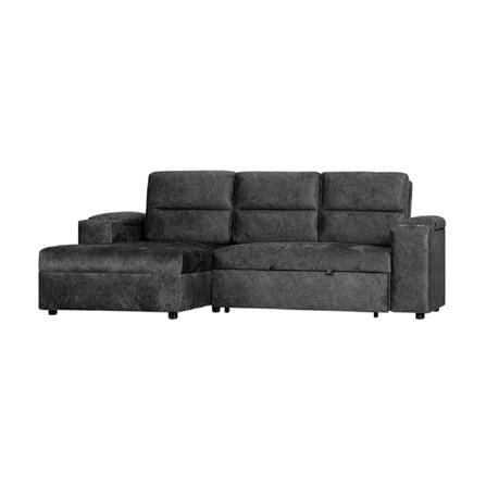 โซฟาเบด AS FURNITURE BICHONG RCGYU40 สีเทาเข้ม_0