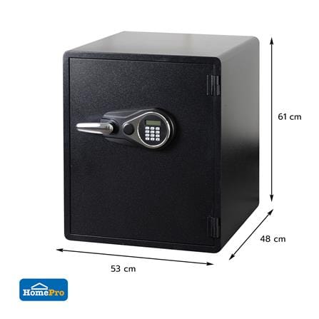 ตู้นิรภัยกันไฟ 65 กก. ELECTRONIC FURDINI FP1103E 53 ซม. สีดำ_8