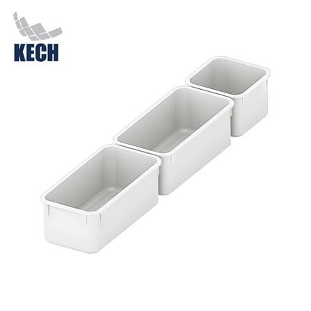 ถาดเก็บของในลิ้นชัก KECH OMO SET1 3 ชิ้น สีขาว_0