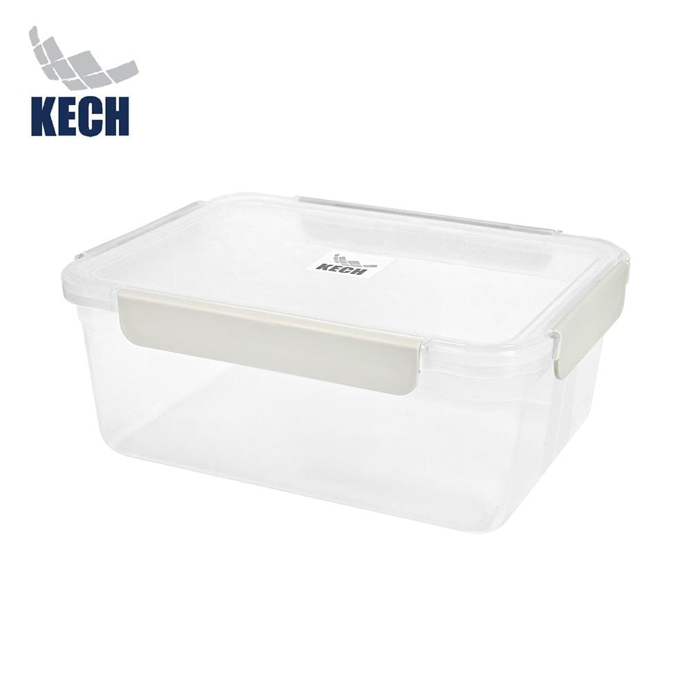 กล่องอาหารเหลี่ยม 4.5 ลิตร KECH NEXT 2827 สีครีม