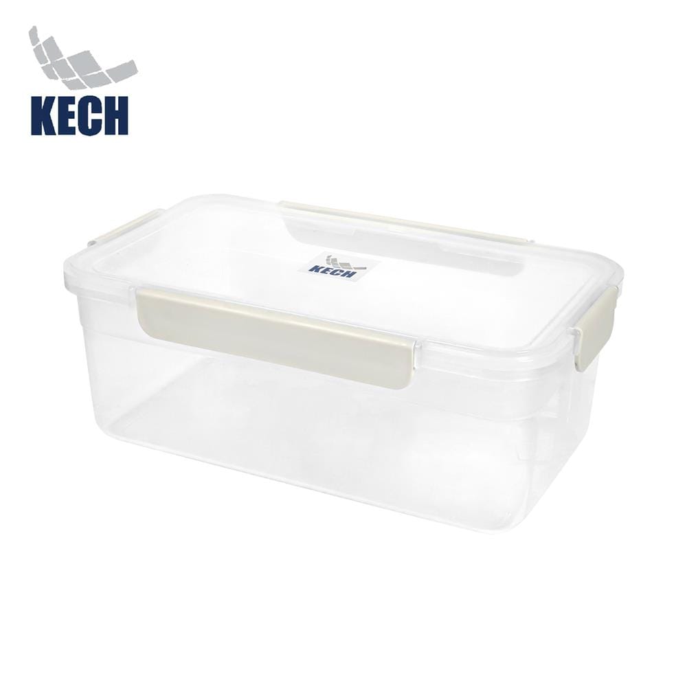กล่องอาหารเหลี่ยม 4.5 ลิตร KECH NEXT 2852 สีครีม