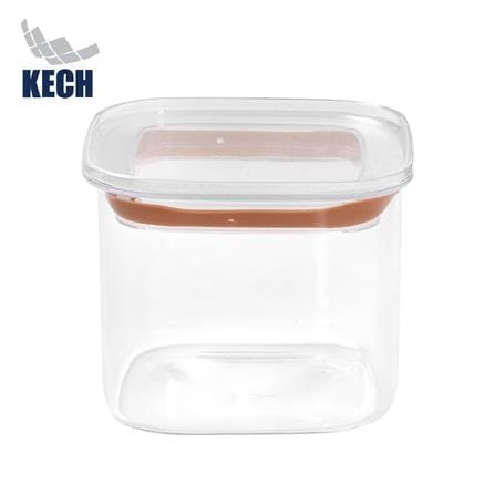 ขวดโหลแก้วฝาดึง KECH DICE 0.5 ลิตร สีน้ำตาล_0