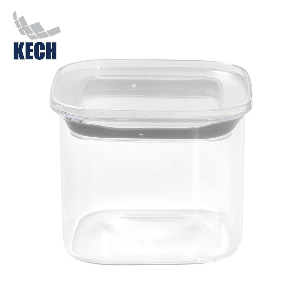 ขวดโหลแก้วฝาดึง KECH DICE 0.5 ลิตร สีเทา_1