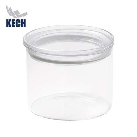 ขวดโหลแก้วฝาดึง KECH CANDY 0.45 ลิตร สีเทา_0