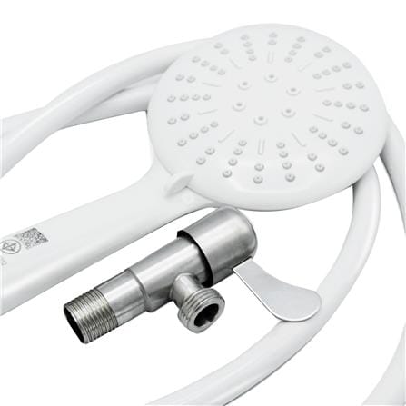 ชุดฝักบัวสายอ่อน DONMARK GL-3712 สีขาว_4
