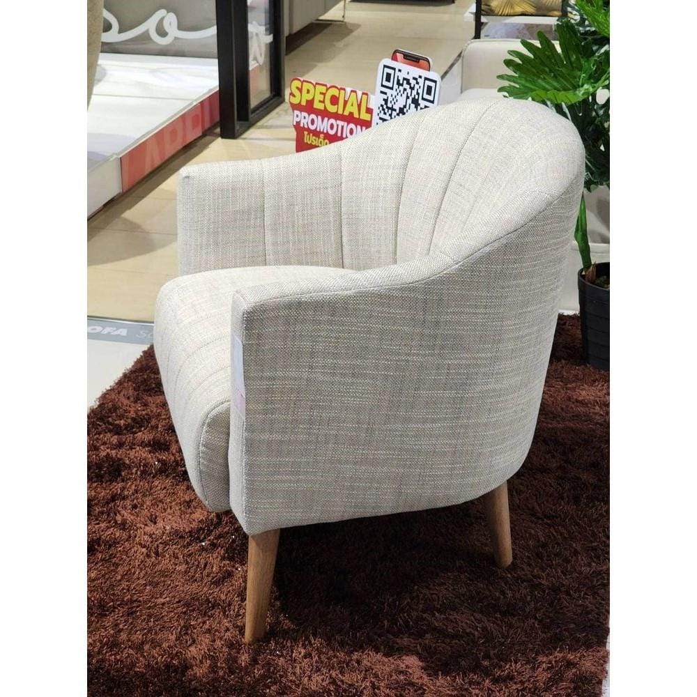 อาร์มแชร์ SB FURNITURE GORNLEE 19224930 สีครีม