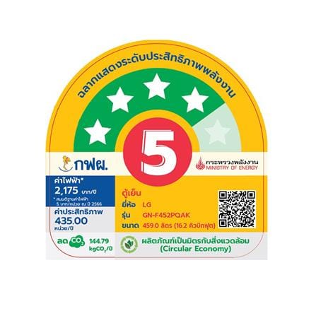 ตู้เย็น 2 ประตู LG GN-F452PQAK.AEPPLMT 16.2 คิว สีดำ_6
