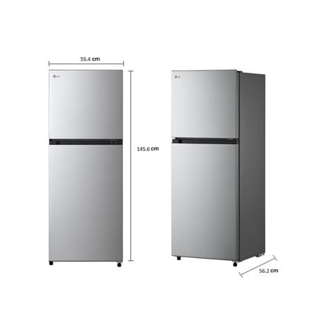 ตู้เย็น 2 ประตู LG GC-B202MQBR.AHVPLMT 7.2 คิว สีเงิน อินเวอร์เตอร์_5