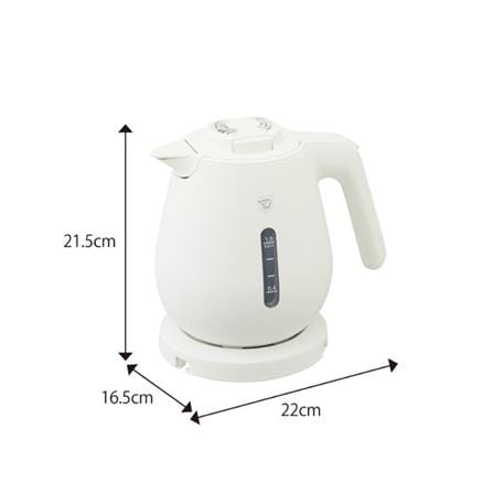 กาต้มน้ำไฟฟ้า ZOJIRUSHI CK-DAQ10T-WA 1 ลิตร สีขาว_3