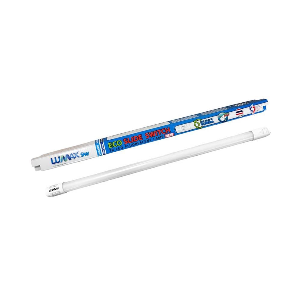 หลอด LED สั้น LUMAX T8 ECO SLIDE DE 9 วัตต์ DAYLIGHT G13