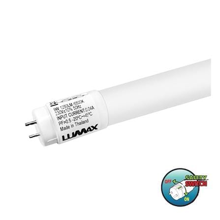 หลอด LED สั้น LUMAX T8 ECO SLIDE DE 9 วัตต์ DAYLIGHT G13_0