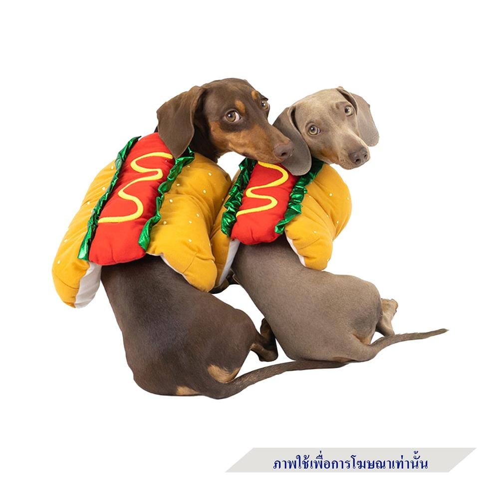 ชุดสัตว์เลี้ยง CLAWSET FANCY COSTUME LOVELY HOTDOG ไซซ์ 2XL
