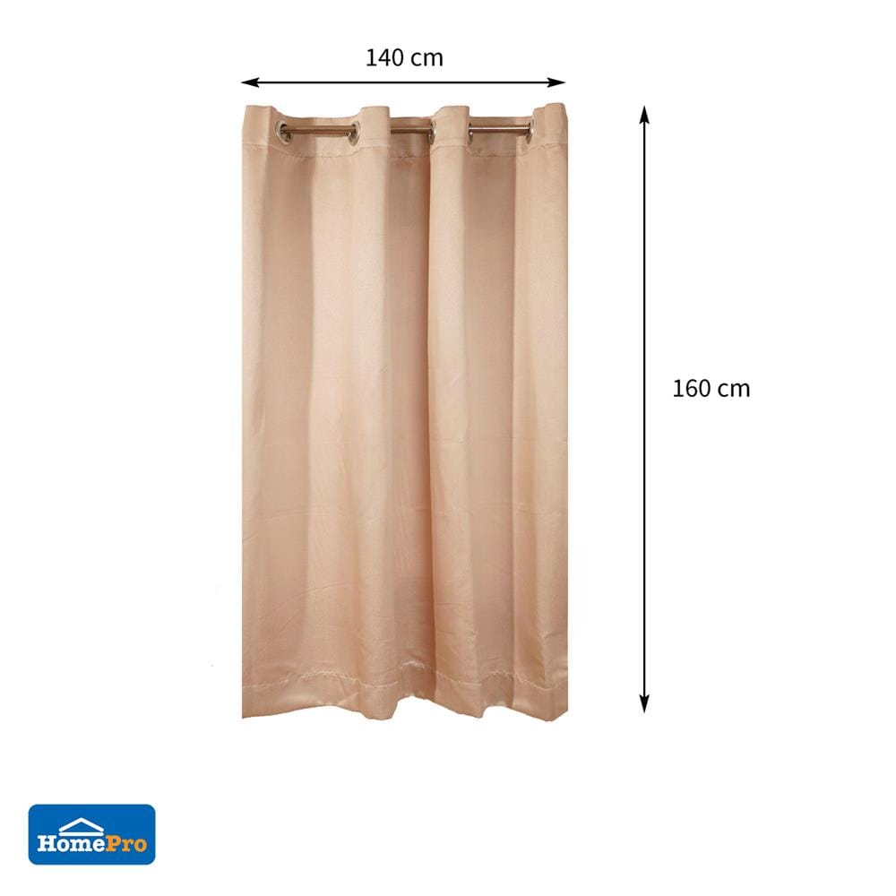 ผ้าม่าน EYELET HOME LIVING STYLE MALINE UV 140X160 ซม. สีครีม