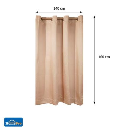 ผ้าม่าน EYELET HOME LIVING STYLE MALINE UV 140X160 ซม. สีครีม_7