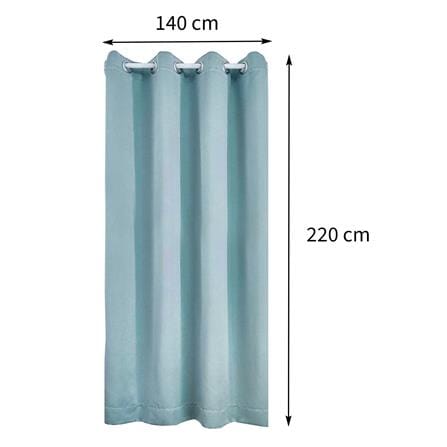 ผ้าม่านEYELET HOME LIVING STYLE MALINE UV 140X220 ซม. สีเขียว_4