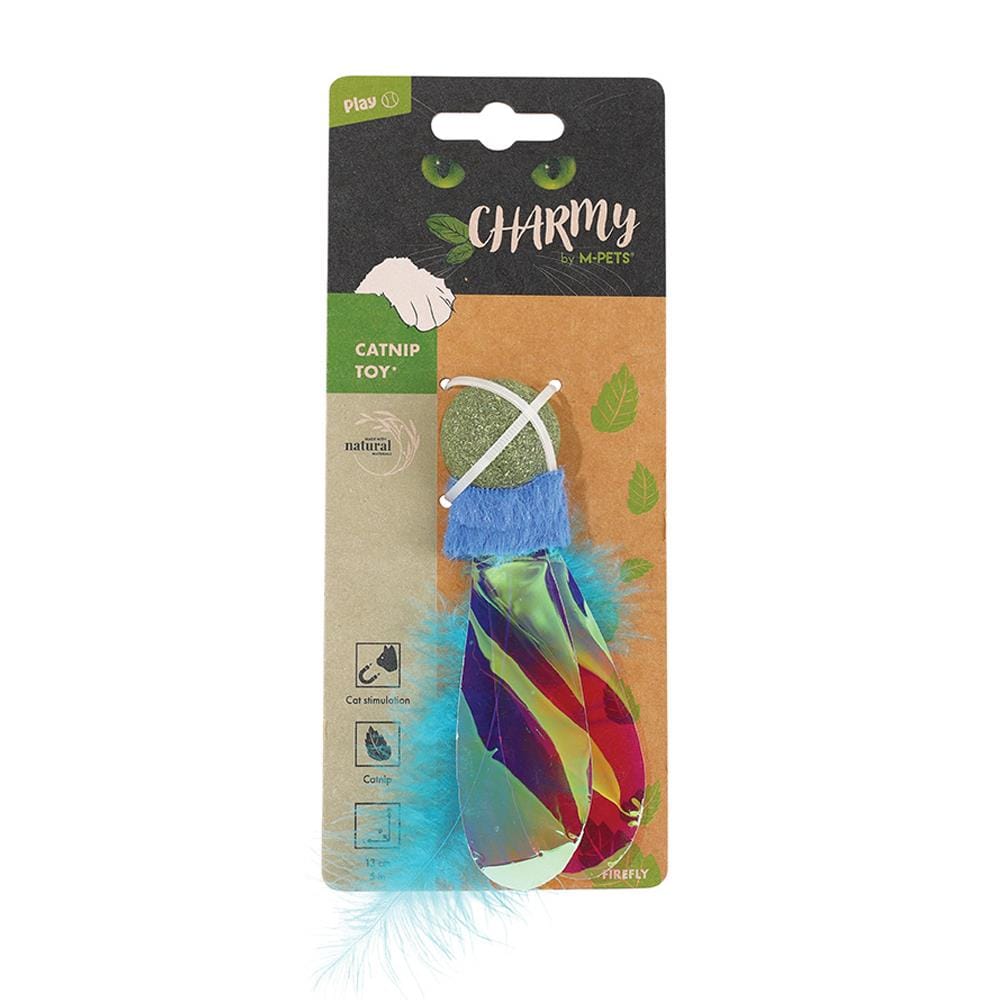 ลูกแคทนิป M-PETS CHARMY CATNIP FIREFLY สีฟ้า