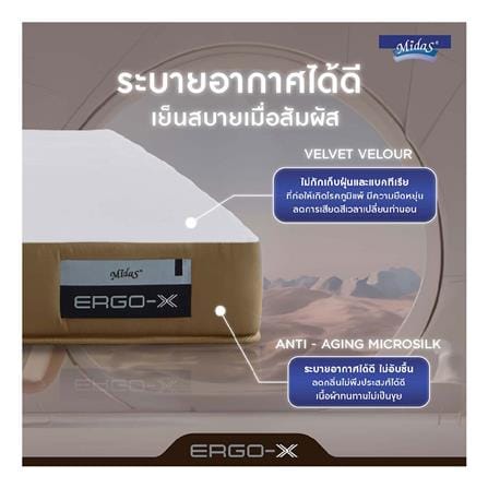 ที่นอนโฟม 3.5 ฟุต สุญญากาศ MIDAS รุ่น ERGO-X พร้อมหมอนหนุน 1 ชิ้น_4