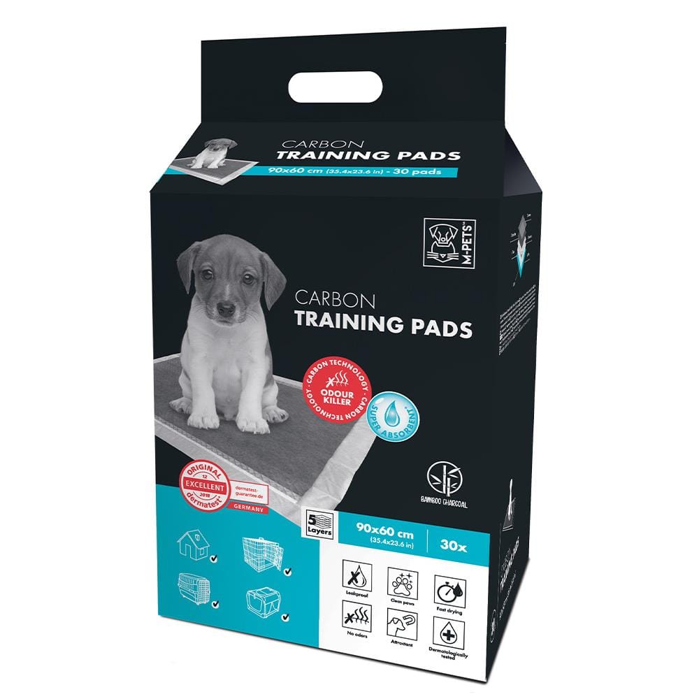 แผ่นรองฉี่สุนัข M-PETS CARBON 90x60 ซม. 30 ชิ้น