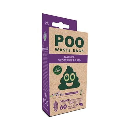 ถุงเก็บมูลสัตว์เลี้ยง M-PETS POO WASTE กลิ่นลาเวนเดอร์ 60 ชิ้น_0