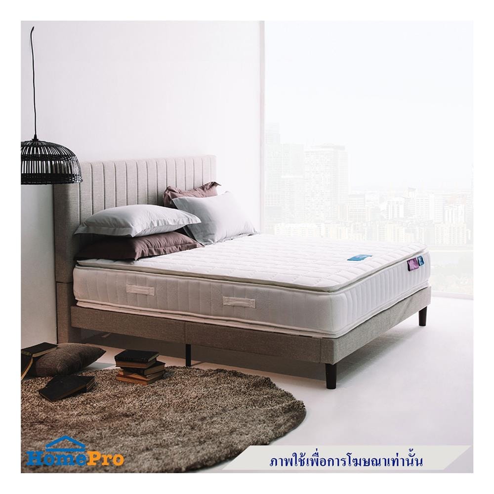 ที่นอนสปริง 3.5 ฟุต LOTUS รุ่น CHARTO พร้อมหมอนหนุน 1 ชิ้น