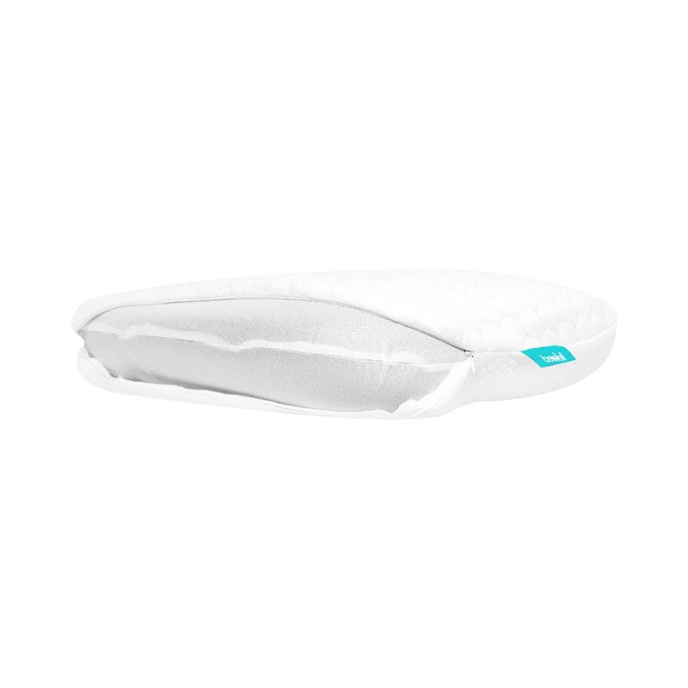 หมอนสุขภาพ เมมโมรี่โฟม BEWELL ERGOCURVE SWE-07 ไซซ์ S 56x45x12.7 ซม. สีขาว