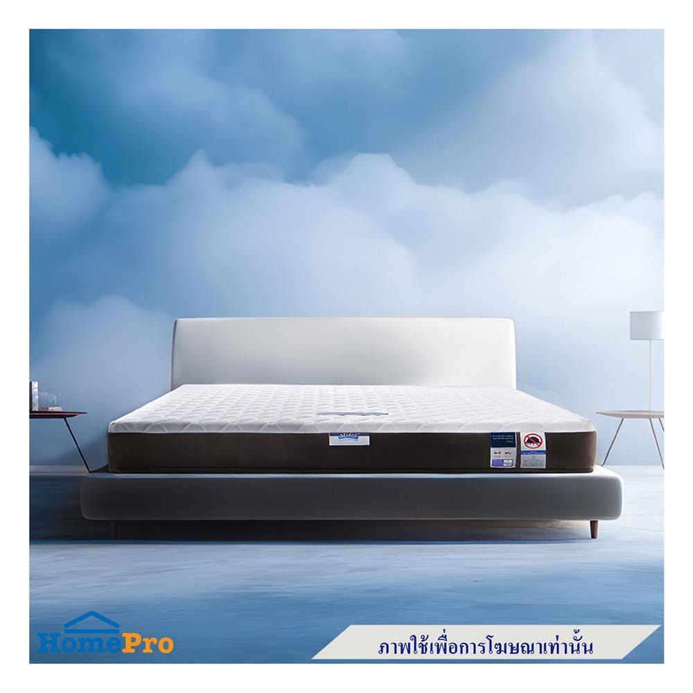 ที่นอนพ็อกเก็ตสปริง 3.5 ฟุต MIDAS รุ่น FREEDOM PLUS พร้อมหมอนหนุน 1 ชิ้น