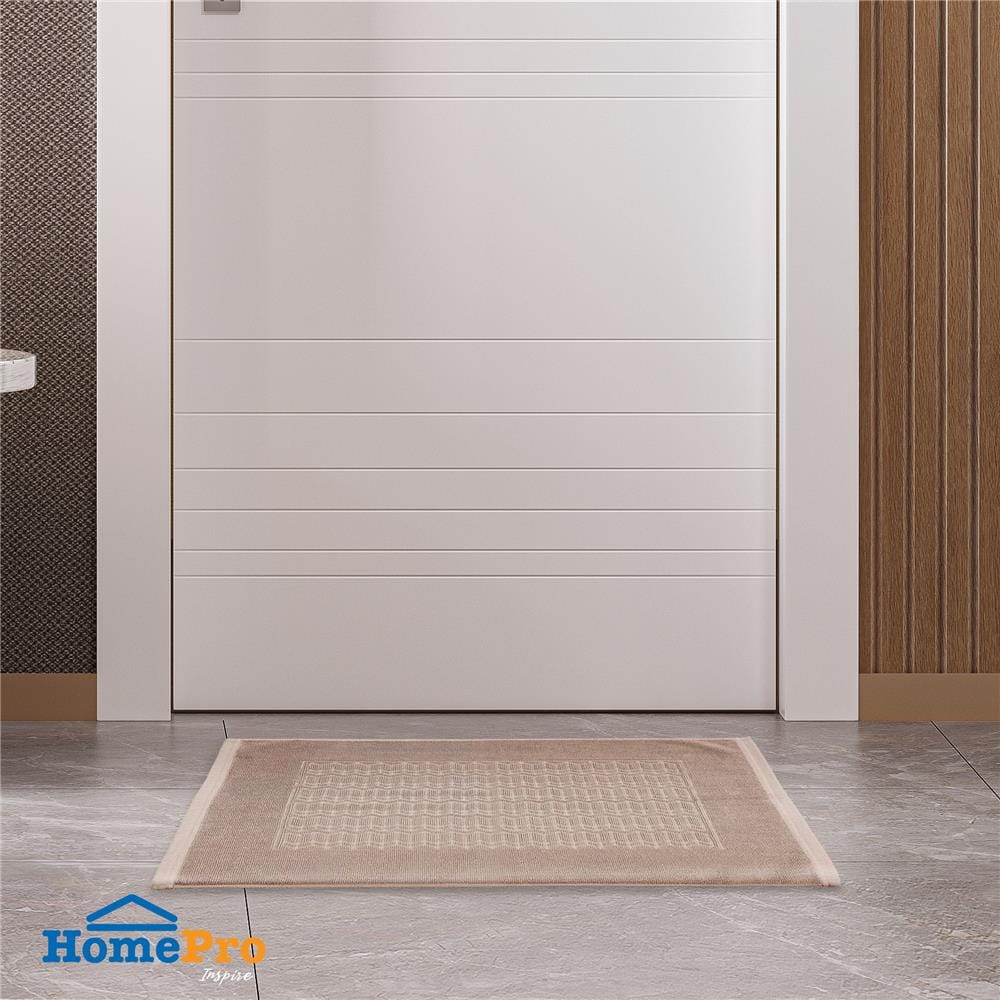 พรมขนหนู HOME LIVING STYLE BONE 17X28 นิ้ว สีน้ำตาล