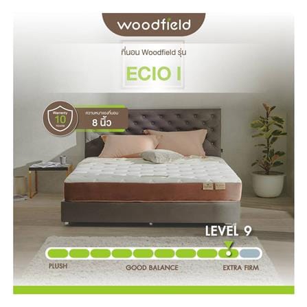 ที่นอนไฮบริด 3.5 ฟุต WOODFIELD รุ่น ECIO I พร้อมหมอนหนุน 1 ชิ้น_11