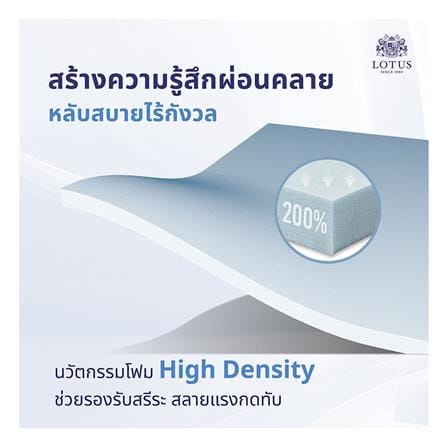 ที่นอนสปริง 5 ฟุต LOTUS รุ่น PRECISE II พร้อมหมอนหนุน 2 ชิ้น_7
