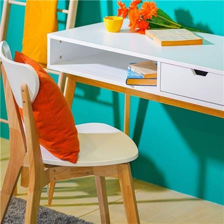 เก้าอี้ทานข้าว KONCEPT VERI 19205650 สีลินด์เบิร์ก/ขาว_4