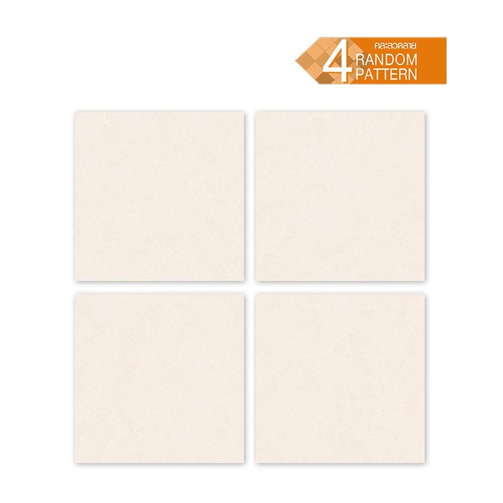 กระเบื้องพื้นพอร์ซเลน 60x60 ซม. CERGRES อเล็กซี่ ไอวอรี่ A 1.44 ตร.ม.