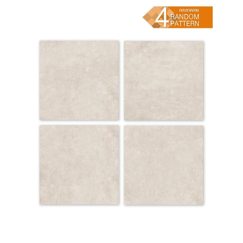 กระเบื้องพื้นพอร์ซเลน 60x60 ซม. CERGRES โลกิ โบน A 1.44 ตร.ม.