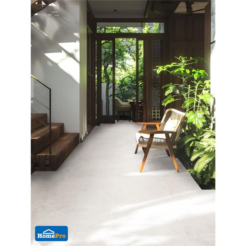 กระเบื้องพื้นพอร์ซเลน 60x60 ซม. CERGRES โลกิ โบน A 1.44 ตร.ม.