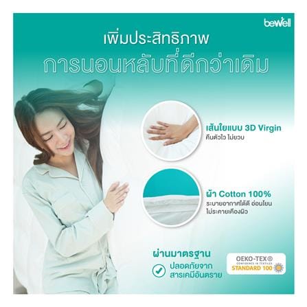 แผ่นรองนอน 3.5 ฟุต BEWELL CLOUDFILL PLUS_7