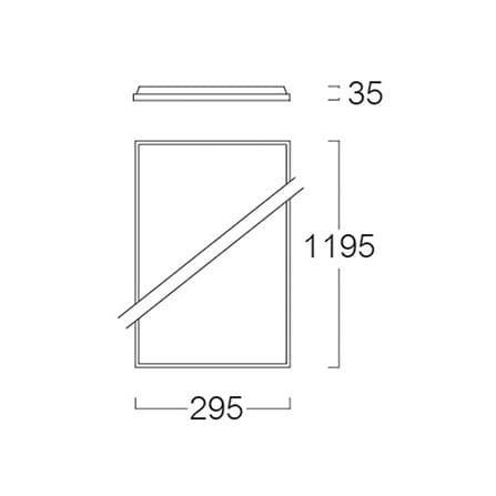 โคมฝังฝ้า LED LUMAX PANEL 9C-A0235 SMART 40 วัตต์ 30X120 ซม. DAYLIGHT_4