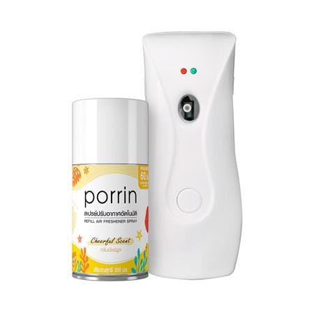 เครื่องพ่นสเปรย์อัตโนมัติพร้อมรีฟิล PORRIN 300 มล. กลิ่น CHEERFUL_0
