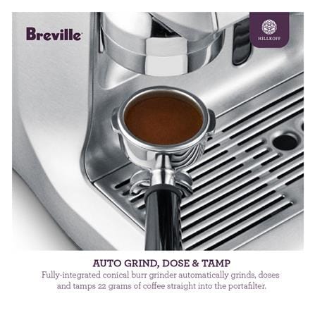 เครื่องชงกาแฟ BREVILLE BES 980 สีเงิน_7