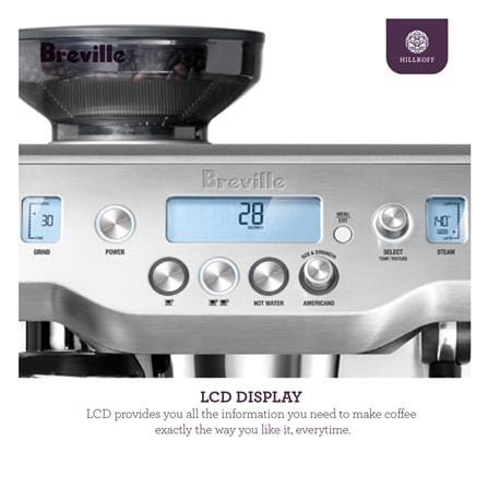 เครื่องชงกาแฟ BREVILLE BES 980 สีเงิน_8