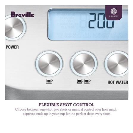 เครื่องชงกาแฟ BREVILLE BES 980 สีเงิน_9