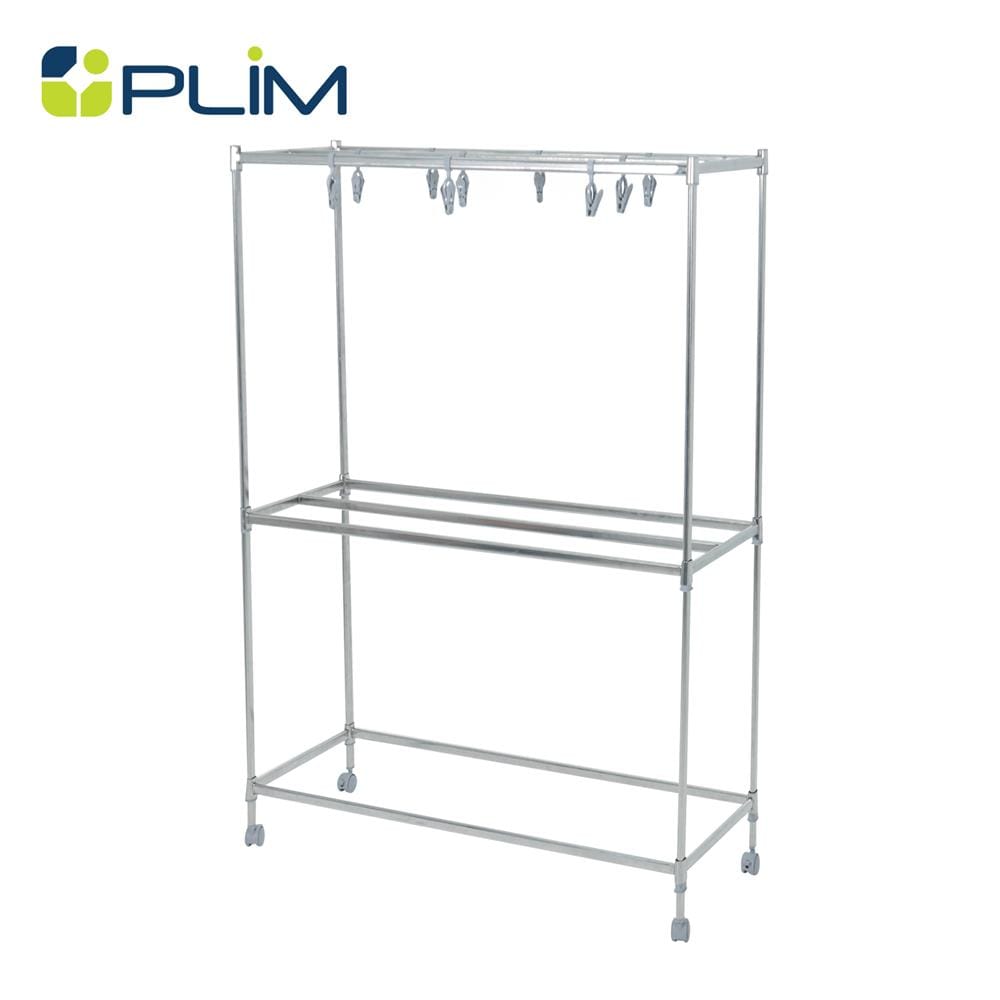 ราวตากผ้าสเตนเลส 6 เส้น มีล้อ PLIM FORTE 1 เมตร_1